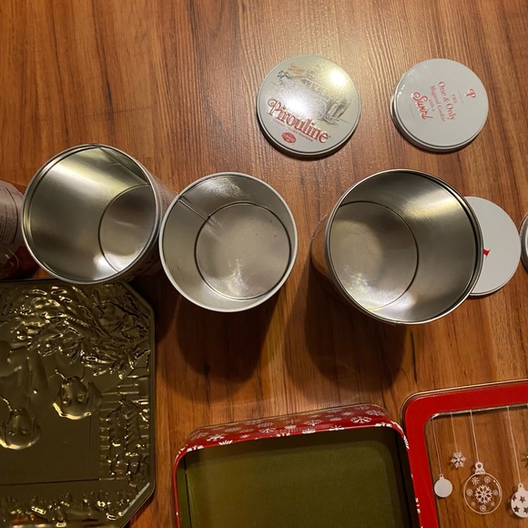Storage and gift tins♻️ (6 total) Assorted Size, Brands, and Shapes - Picture 4 of 11
